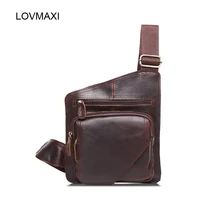 LOVMAXI винтажные повседневные мужские маленькие сумки на плече на груди Мужская натуральная кожа женская сумка дорожная сумка Кожаные мужские сумки почтальона