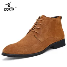 2016 neue Herbst Männer Stiefel Rindspaltleder Stiefel Männer schuhe Schwarz Militär Stiefeletten Für Männer Wohnungen Schuhe Zapatos Hombre