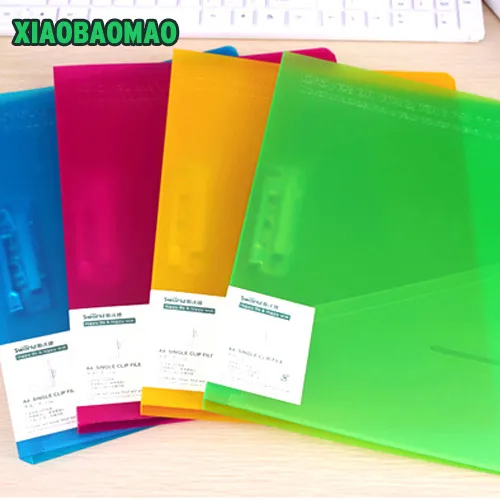 

High quality PP transparent A4 folder / multifunction leather folder Conference A4 Clip File