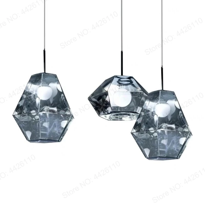 BLUBBLE colgante de acrílico luces Tom Dixon figura lámpara colgante metálico Crysta Hanglamp pasillo del Hotel SALÓN DE colgando de la lámpara LED - 2
