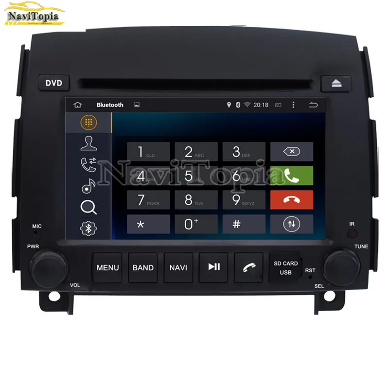 Cheap NAVITOPIA 4G RAM 64G ROM PX6 Six Core Android 9.0 Car DVD Player GPS Navigation for Hyundai Sonata NF Yu Xiang 2006 2007 2008- 7