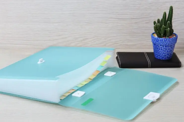 Пластиковый портфель расширяющийся A4 папка вставка многослойный пластиковый портфель хранение документов для студентов офисные принадлежности сумка для файлов