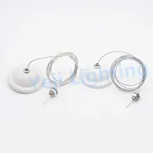 Мини потолочный розовый навес со стальной проволочный кабель провода Комплект шнуров для Люминесцентная трубчатая Светодиодная лампа люминесцентная лампа