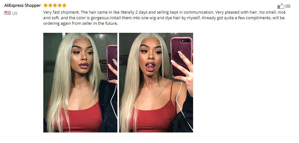 ishow blonde straight hair weave bundles (2)