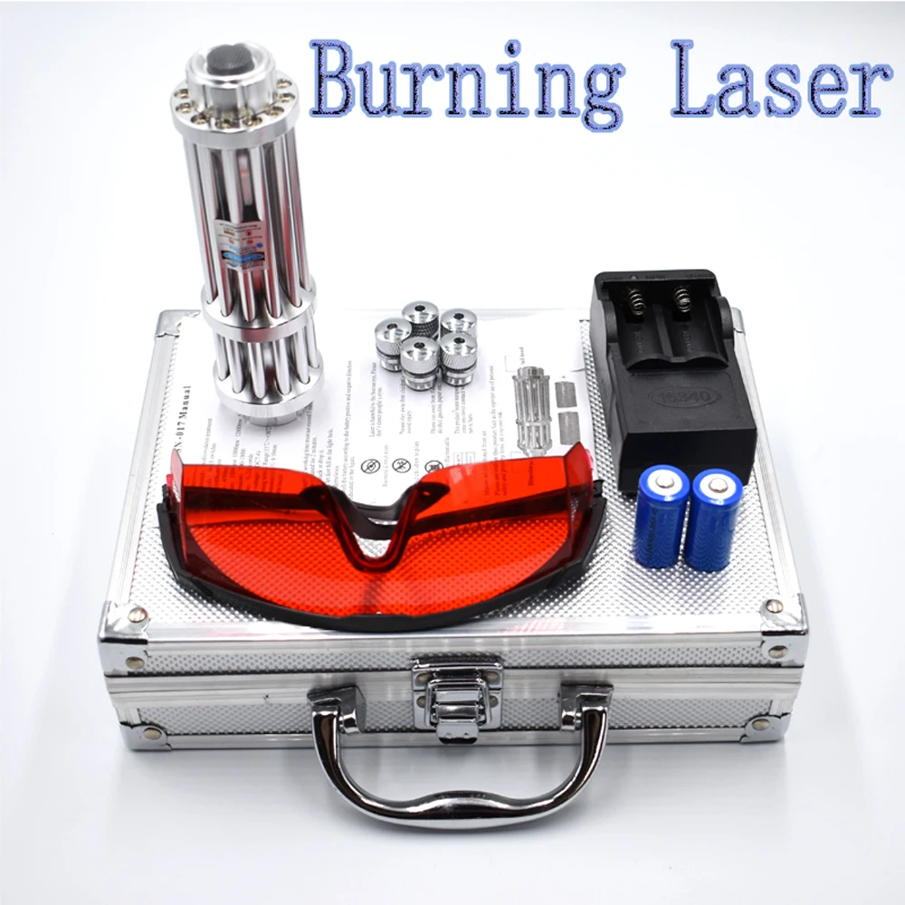 Queima de Caça Mais Poderoso Ponteiro Laser Verde Lazer Pointer Pen Queima Azul Vermelho Mira Laser Puntero Laser Apontador Laser