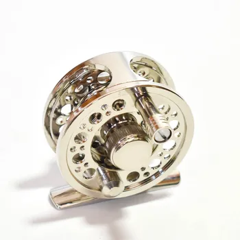 

Grey or silver Fly Fishing Top Fishing Reel Exported Japan Fly Fishing Wheel 100g alloy material