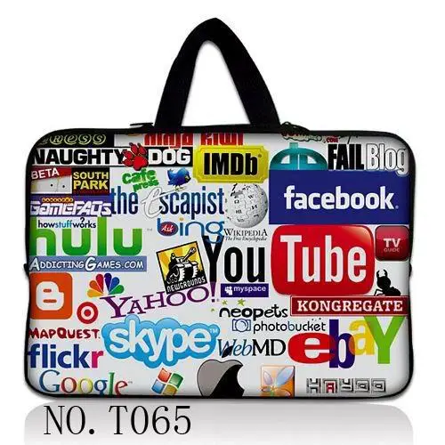 Painted Laptop Bag Tablet Sleeve Notebook Case For 10.1 11.6 12 13.3 14\