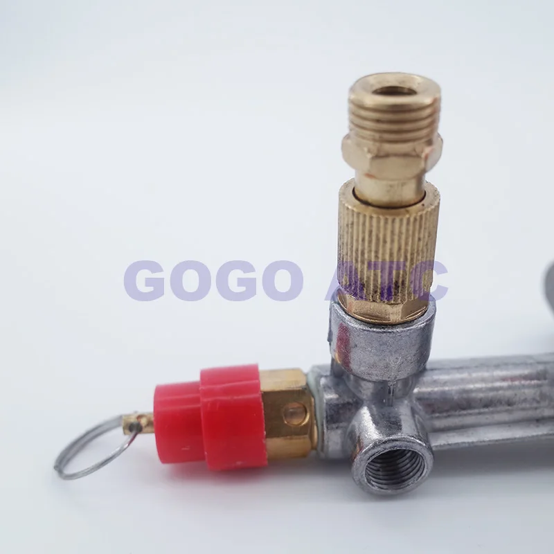 GOGO воздушный компрессор части Bama кронштейн/ветер/Воздушный Компрессор Выход 6 портов Железный кронштейн с предохранительным клапаном Регулируемое давление