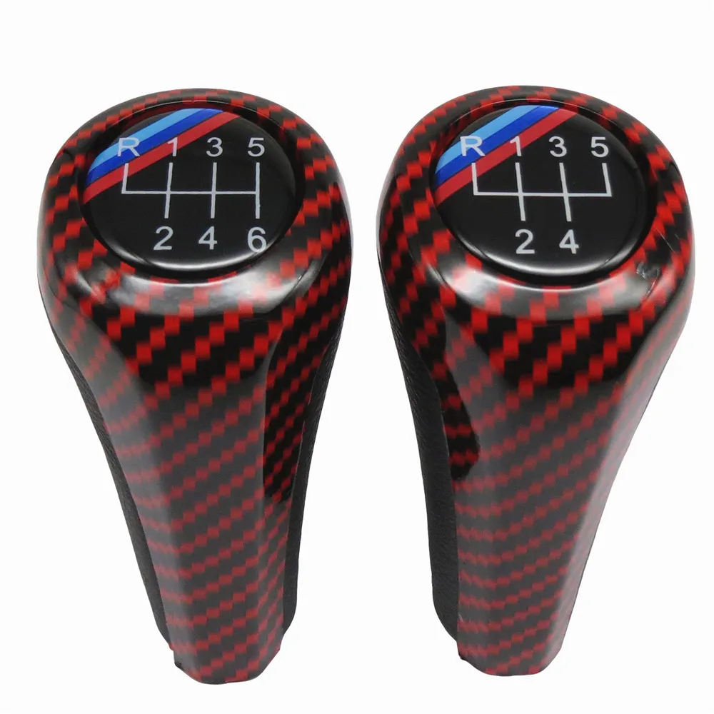 FaroeChi 5/6 Speed Carbon Fiber Gear Shift Knob Handle Knob Modified