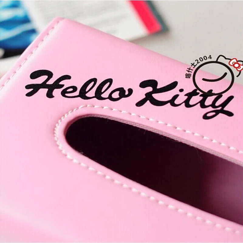 Милый мультфильм hello kitty Дораэмон кожаный тканевый ящик KT Cat Салфетка Обложка