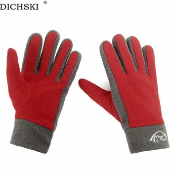 

DICHSKI Outdoor Fashion Winter Women Men Gloves Snowboard Motorcycle Riding Waterproof Snow Windstopper Camping Leisure Mittens