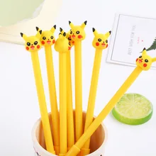 48 шт./упак. 0,38 мм черные чернила мультфильм аниме гелевая ручка унисекс Ручка-роллер чернильное перо продвижение подарок школа ручка для офиса