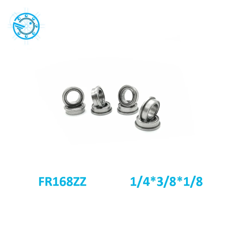 Фланцевые шаровые подшипники FR168ZZ FR1682Z 10 шт. 1/4x3/8x1/8 дюймов фланцевые RIF 614ZZ|bearing