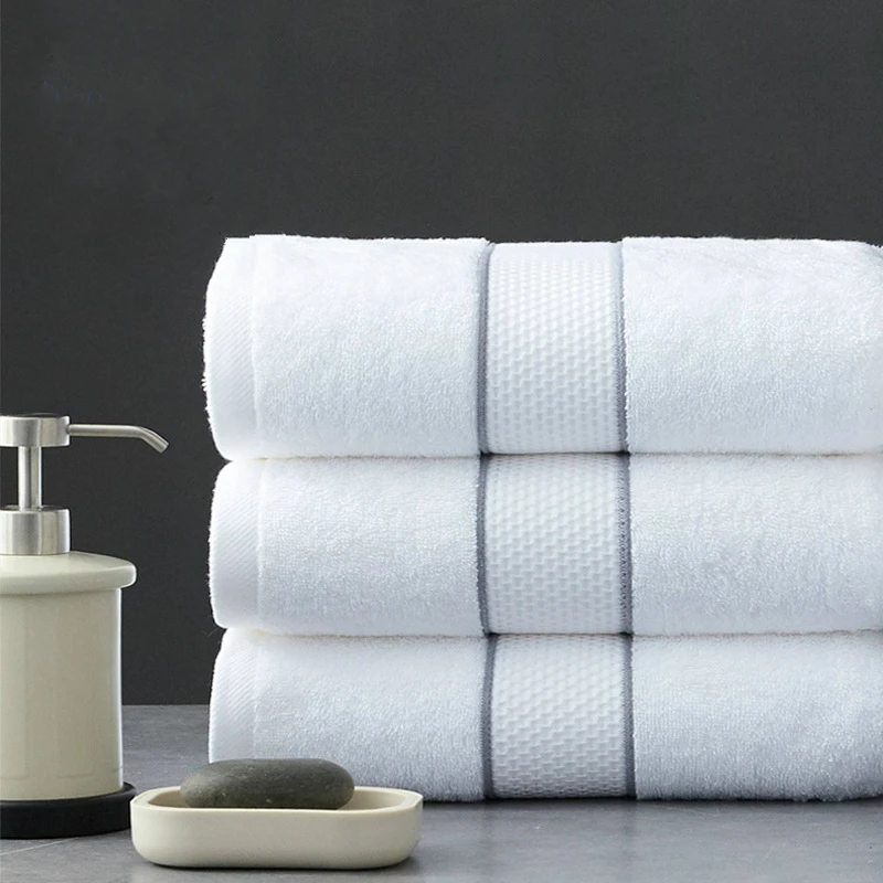 

Pure Cotton Comfortable Spa Towel 5 Star Hotel Supplies Quality Bathroom Towels Face Hand Towel Simple Color Fabric for Home