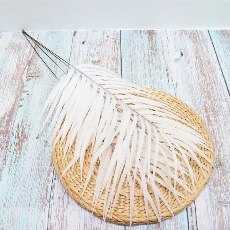 1pcs Simulated iron Leaves green plants Fake Palm Tree Leaf Greenery for Floral flower Arrangement flore wedding decoration 1pcs Simulated iron Leaves green plants Fake Palm Tree Leaf Greenery for Floral flower Arrangement flore wedding decoration