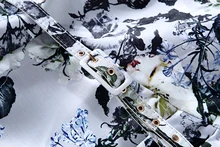 2017 Runway Summer Dress European Fashion Women Vintage Floral Print Sleeveless A-Line Party Dresses Sundress Vestidos Mujer