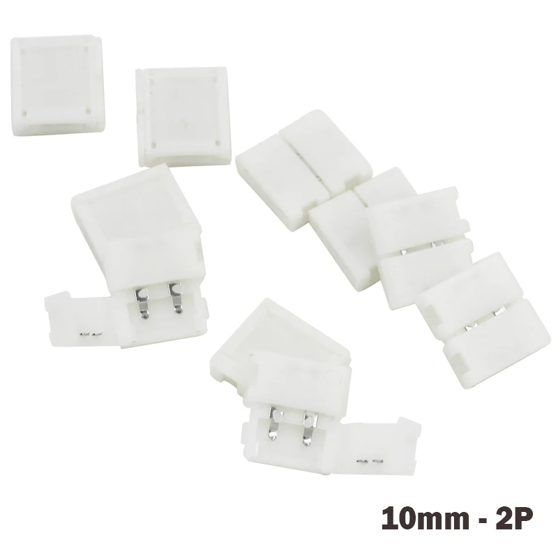 30 шт 8mm2P/10 мм 2 P/10 4 P Solderless сплиттер право Быстрый без пайки Разъем угловой