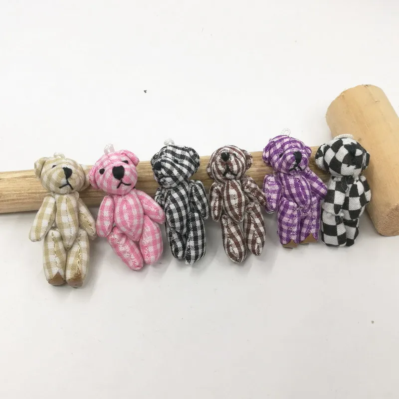 

4.5cm x 20pcs Cute Mini Tiny Small Plush Teddy Bear Tan "To My Best Friend" Note Birthday Valentine Friendship Day Gift Soft