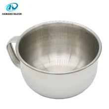 HAWARD бритва, устойчивая к ржавчине, нержавеющая сталь, Мужская чашка для бритья для мужчин, Парикмахерская, борода, кружка для мыла, чашка с ручкой для бритья, щетка, чаша