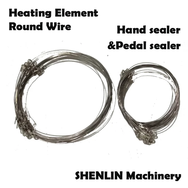 Round Heating wire heater element of pedal sealer, electric resistant