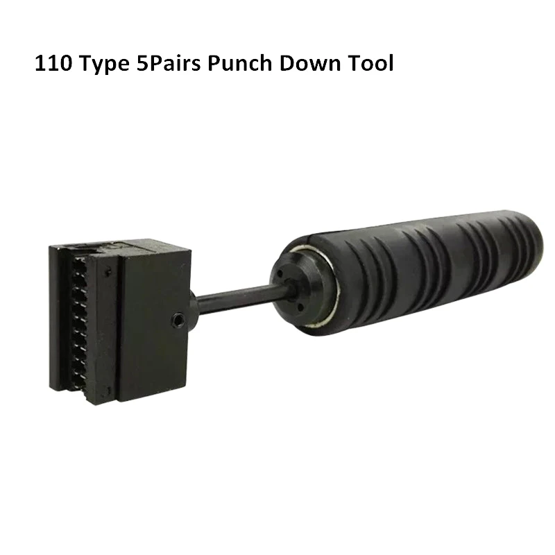 Телефон удар и удар вниз инструмент 5 пар 110 тип инструмент сталь для клеммных блоков/гнезда модуля/патч-панель сетевой кабель инструмент