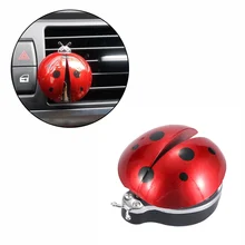 Авто Милая Божья коровка пластик автомобильный очиститель освежитель воздуха Vent Божья коровка дизайн освежитель воздуха Освежитель салона аромат