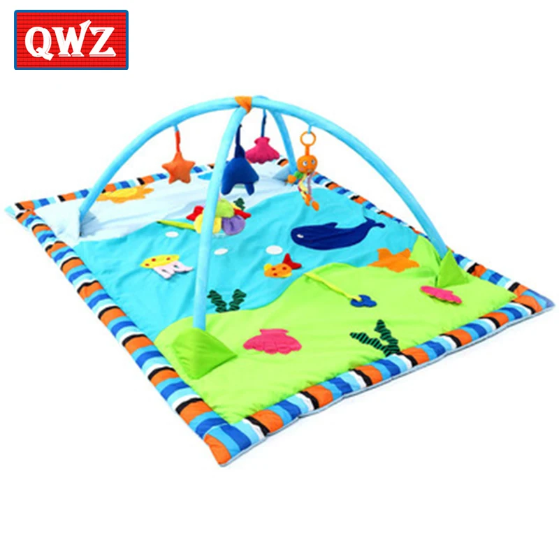 

Baby Activity Gym Long Ocean Summer Cotton Baby Play Mat Baby Fitness Frame Children's Toys Baby Sleeping Crawl Mats Rattle Toys