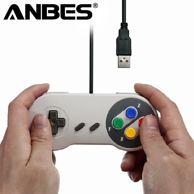 USB Joystick Controller Gamepad Controller Gaming for Nintendo SNES