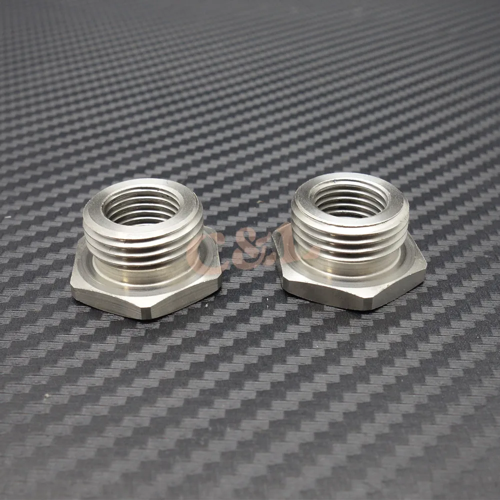 

Motorcycle Stainless Adapters Reduce 02 O2 Sensor Ports Bungs 18mm to 12mm Fit For Harley Plug