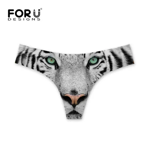 C4302AY FORUDESIGNS/купальник-стринги, плавки-бикини с животными, крутой дизайн тигра, танкини, купальники, женские купальные шорты - Цвет: C4302AY