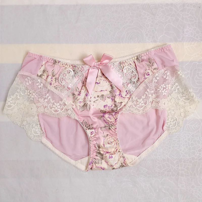 Sissy цветочные короткие трусики с бантом кружевные сексуальные мужские плавки