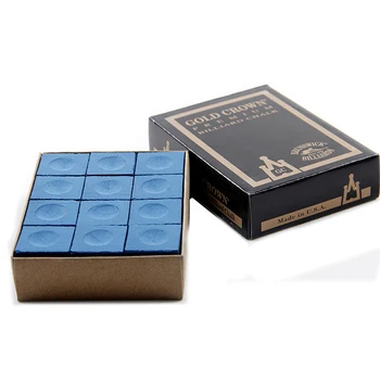 

High Quality Brunswick Chalks Professional Billiard Chalks Economical Durable Billiards Accessories 12 Pieces Per Small Box