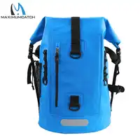 Maximumcatch Waterproof Dry Backpack Fishing Bag Ultra-durable 500D PVC Watershed Fly Fishing Bag with Tube Holder