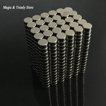 

50pcs 6mm x 3mm N52 Round Magnets Rare Earth Neodymium Magnets Strong Permanent Disc Cylinder Magnet