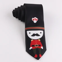 Модный Индивидуальный галстук с принтом черный тренд студенческий корейский галстук