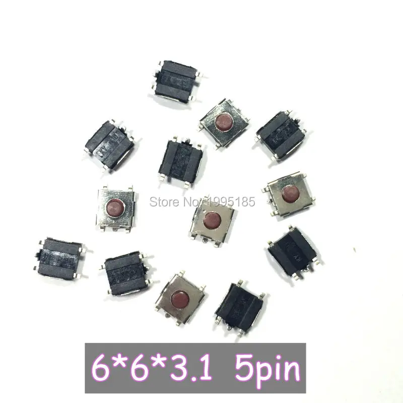 6 mm x 9.5 mm Uxcell a13092400ux0064 100X Push Button Tactile Tact Switch SPST No