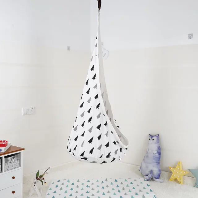 Fessyc Indoor and Outdoor Kid Child Hanging Chair Swing Seat Hammock Tent 4