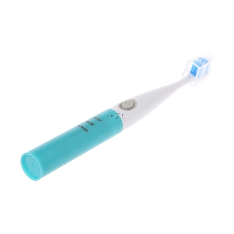 Звуковая электрическая зубная щетка для взрослых автоматическая с мягкой щетиной портативная батарея