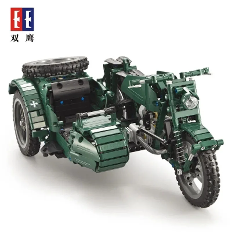 

Blocks Toy Remote Control Car World War Ii Military Motorcycle Military Parade Building Bricks Technic Series For Kids Gift