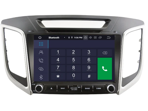 Perfect Quad-Core Android 9.0 CAR DVD Player For HYUNDAI ix25/CRETA car multimedia AUTO support DVR WIFI DAB OBD 5