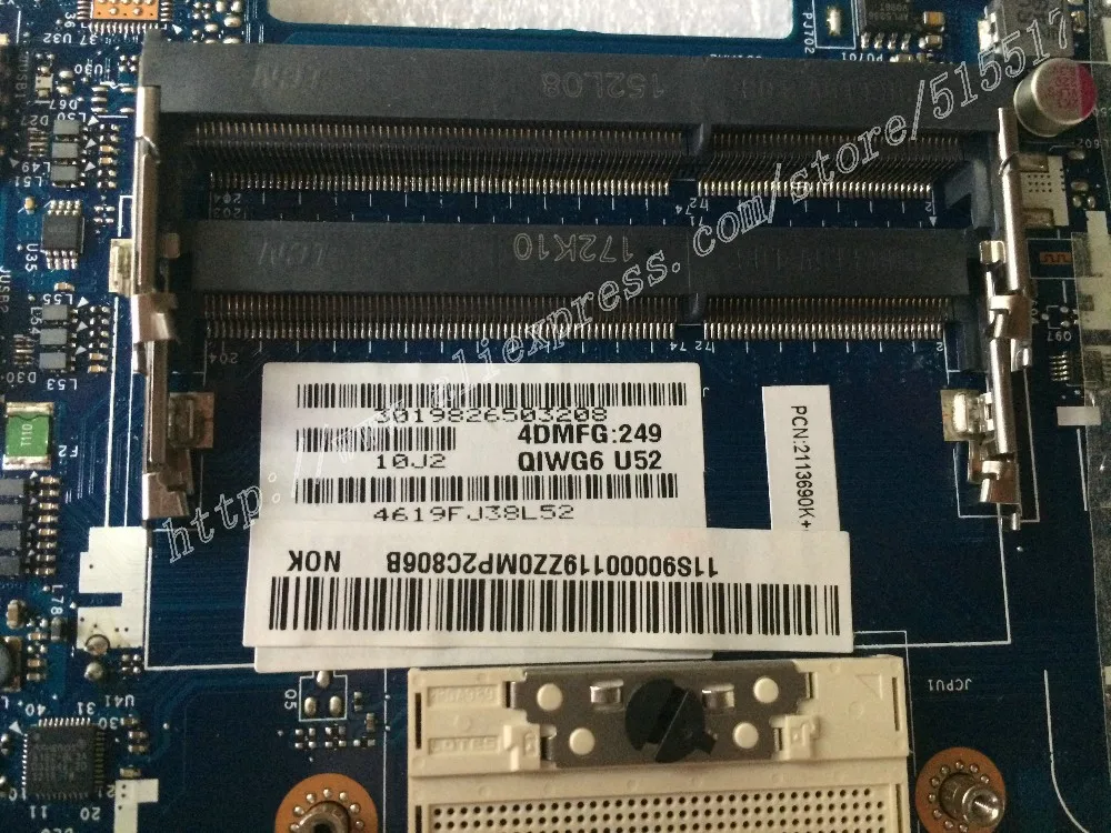 Материнская плата для ноутбука Lenovo G580 QIWG5 материнская LA 798|Материнские платы| |