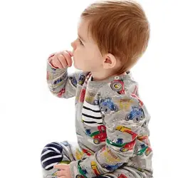 Perimedes/зимняя футболка для маленьких мальчиков и девочек; детская одежда для мальчиков и девочек; блузка с длинными рукавами и милым принтом