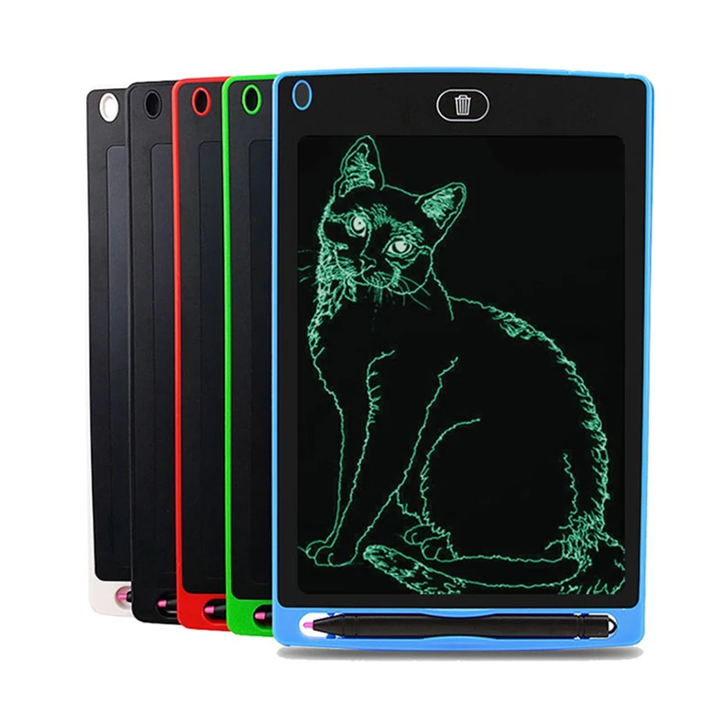 

Portable Smart LCD Writing Tablet 8.5''/12'' Electronic Notepad Drawing Graphics Board With Stylus Pen With Battery For Children