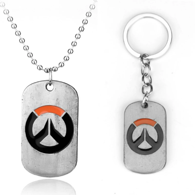 Лидер продаж модное ожерелье с подвеской в виде игры Overwatch трассировщик жнец