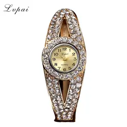 LVPAI бренд 2019 часы Роскошные для женщин Украшенные стразами браслет-часы браслет Relogio Feminino подарок наручные # Zer