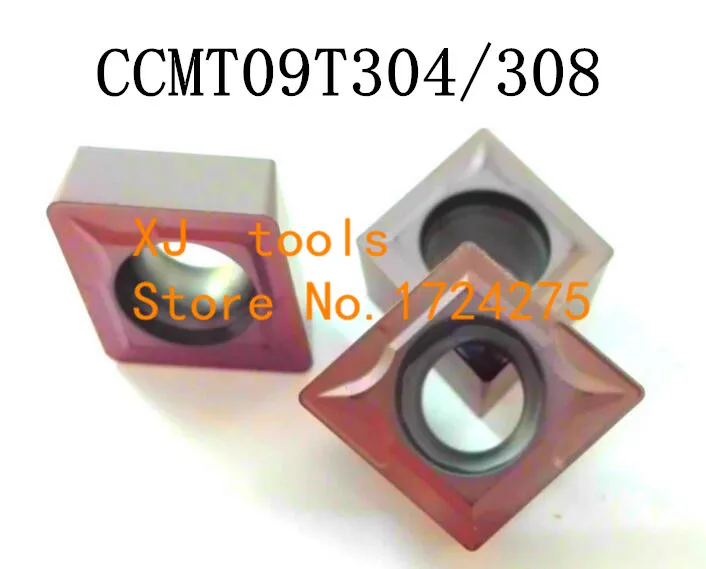 

10pcs CCMT09T304/CCMT09T308 Carbide CNC inserts,CNC lathe tool,apply to stainless steel and steel processing for SCLCR/SCKCR