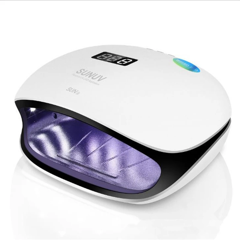 

48W Nail Lamp 2in1 Smart Phototherapy Electric Machine Dryer For Curing Gel Polish LED UV for Hand and Foot