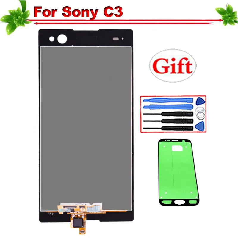

Replacement for Sony Xperia C3 LCD Display Touch Screen Digitizer Assembly for Sony Xperia C3 D2533 D2502 LCD Display