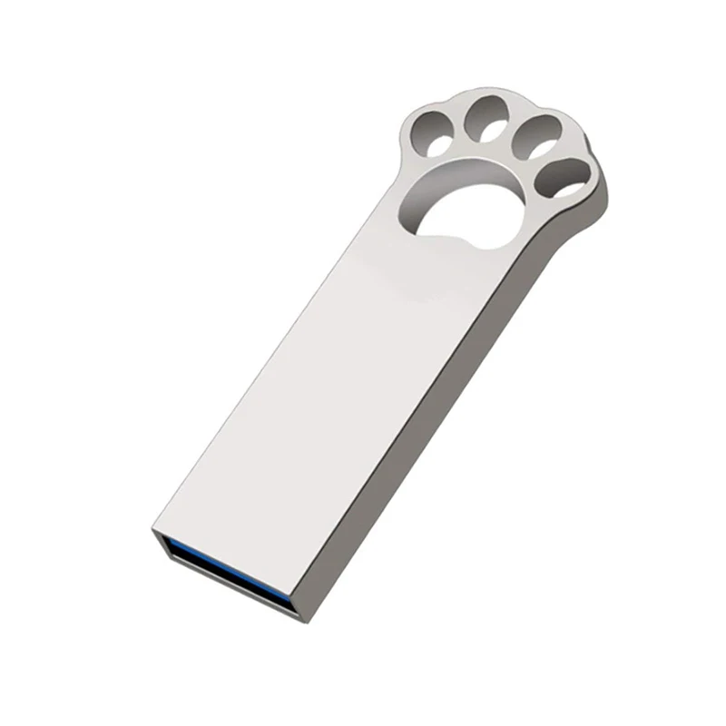 

Creative Metal Cat Claw Hole U Disk 64GB Memory Stick 32GB Pen Drive 16GB 8GB 4GB 32GB USB flash drive For Laptop Dropshipping
