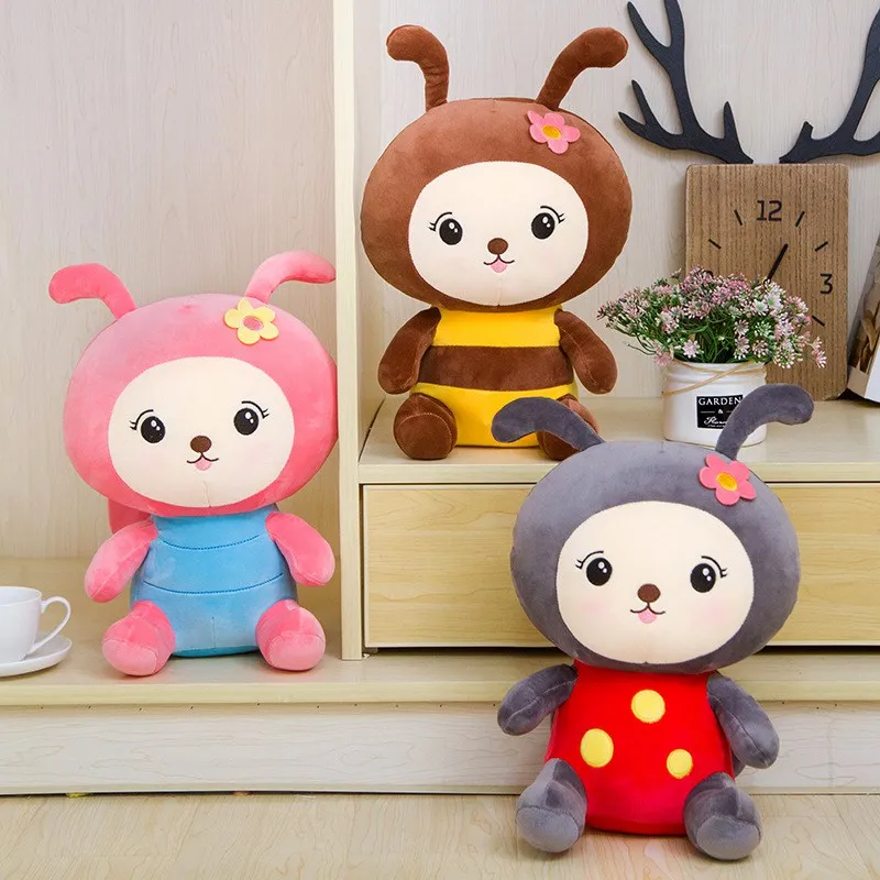 

1PC 25cm-45cm Ladybug Plush Animal Doll Ladybug Soft Stuffed Toys Cute Plush Toy Soft Creative Ladybug Ladybird Insect Presents